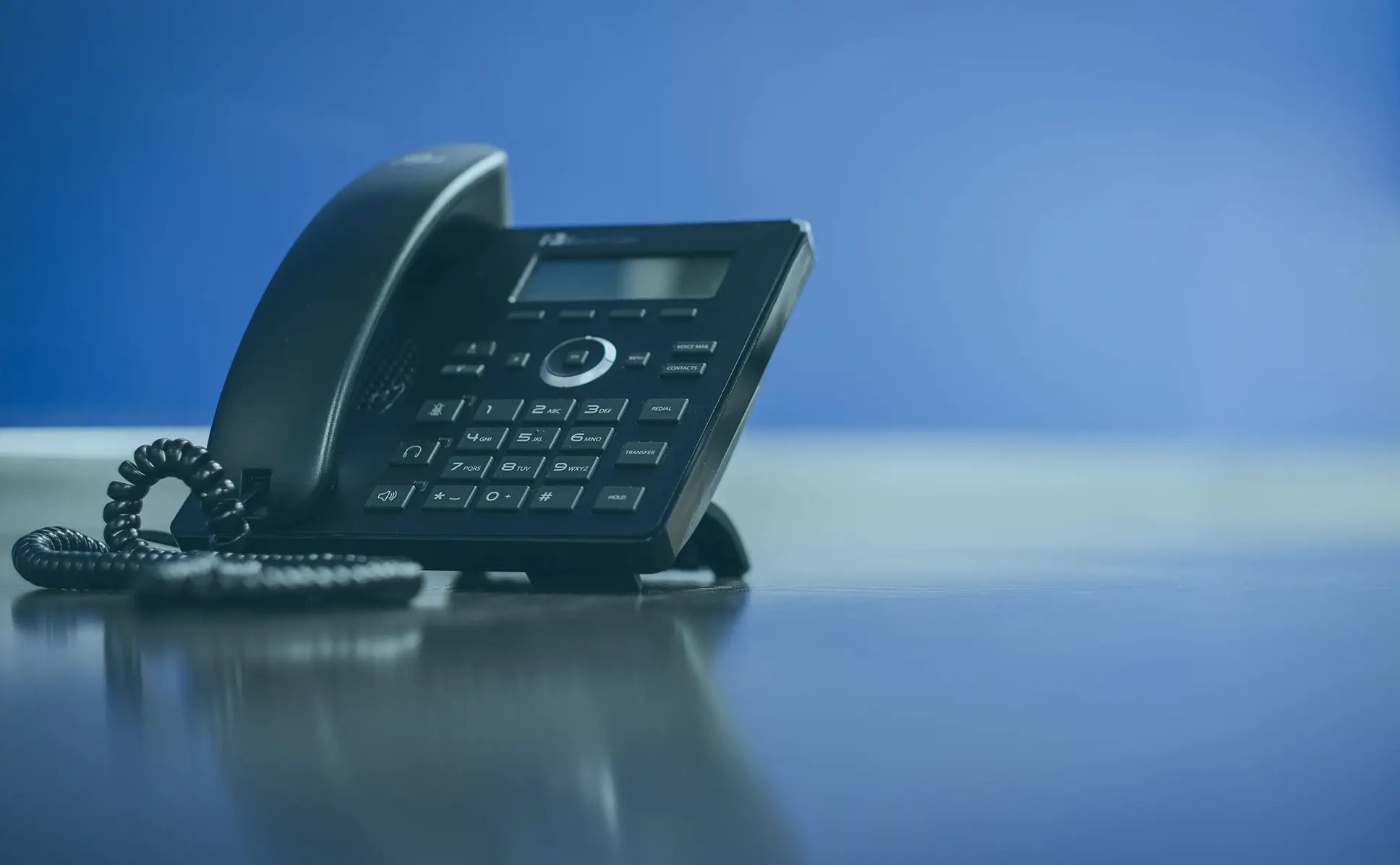 IP Telephony System close-up-ip-phone-floor