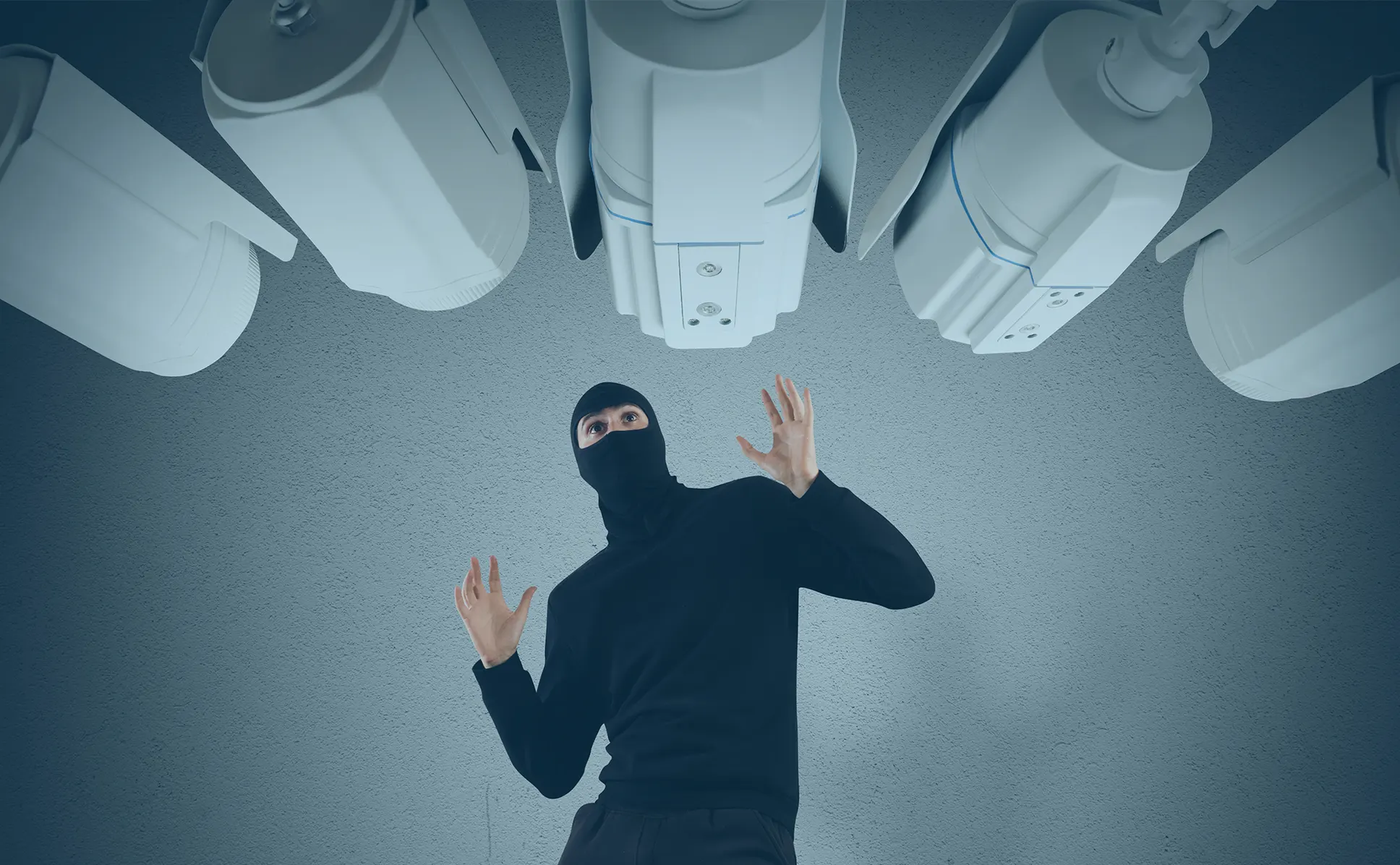 Intruder Caught by Cameras
