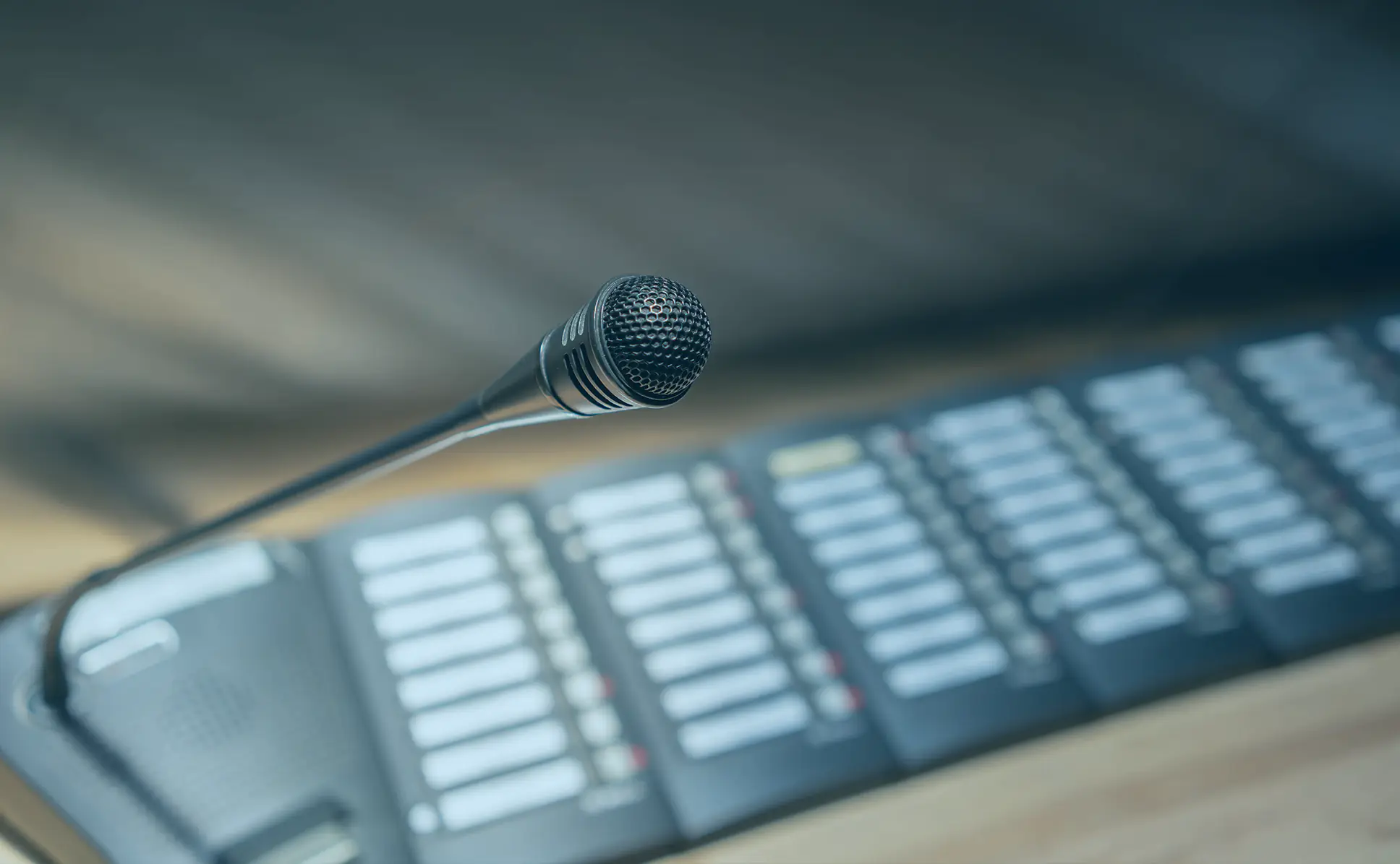 public address system component microphone