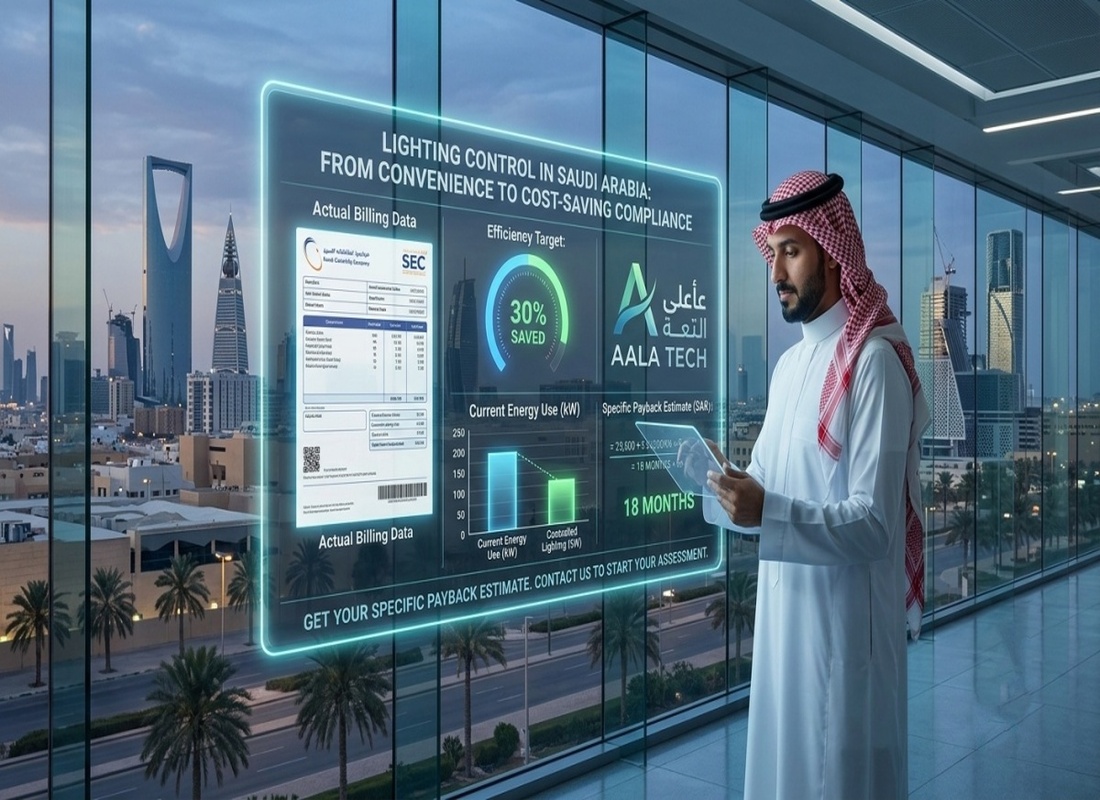 Lighting Control ROI in Saudi Arabia: What It Really Costs, What It Really Saves (2026 Guide)